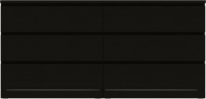 Комод Варма 6Д большой с шестью выдвижными ящиками, цвет ясень черный в Тавде - tavda.mebel24.online | фото 2