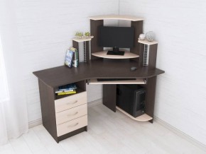 Компьютерный стол Грета-7 венге/дуб молочный в Тавде - tavda.mebel24.online | фото
