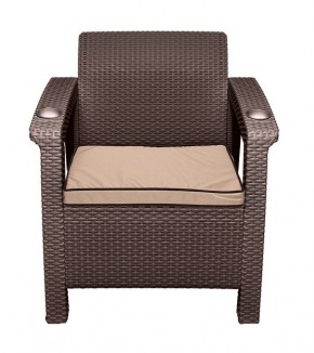 Комплект кресел Yalta Double Seat (Ялта) шоколадный в Тавде - tavda.mebel24.online | фото 2