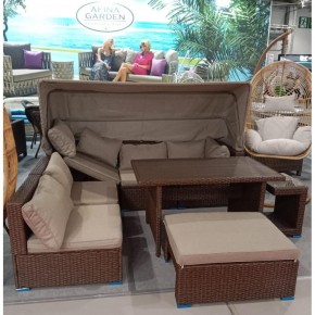 Комплект мебели с диваном AFM-320B-T320 Brown в Тавде - tavda.mebel24.online | фото 1