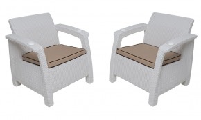 Комплект на балкон Yalta Balcony Set (Ялта) белый в Тавде - tavda.mebel24.online | фото 4