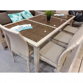 Комплект плетеной мебели T365/Y380C-W85 Latte (8+1) + подушки в Тавде - tavda.mebel24.online | фото 2