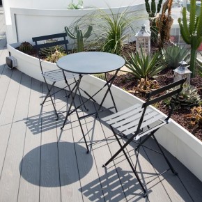 Комплект садовой мебели OTS-001R (стол + 2 стула) металл в Тавде - tavda.mebel24.online | фото 2