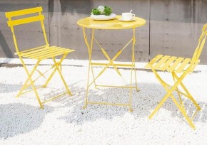 Комплект садовой мебели OTS-001R (стол + 2 стула) металл в Тавде - tavda.mebel24.online | фото 9