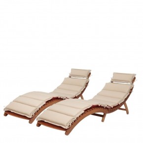 Комплект шезлонги и столик AFM-803A-T133 Beige (2+1) в Тавде - tavda.mebel24.online | фото 2