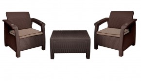 Комплект уличной мебели Yalta Premium Terrace Set (Ялта) шоколадый (+подушки под спину) в Тавде - tavda.mebel24.online | фото 8