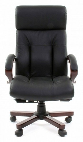 Кресло для руководителя Chairman 421 черный/орех темный, черный в Тавде - tavda.mebel24.online | фото 2