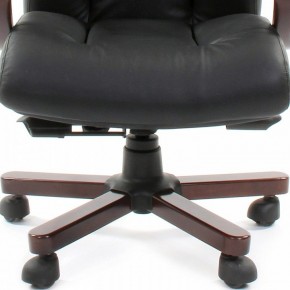 Кресло для руководителя Chairman 421 черный/орех темный, черный в Тавде - tavda.mebel24.online | фото 4