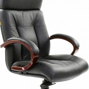 Кресло для руководителя Chairman 421 черный/орех темный, черный в Тавде - tavda.mebel24.online | фото 6