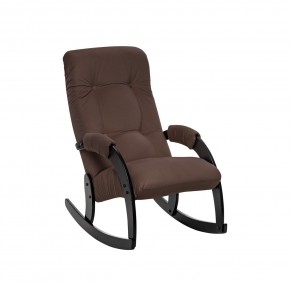 Кресло-качалка Модель 67 Венге, ткань V 26 в Тавде - tavda.mebel24.online | фото 1