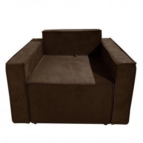 Кресло-кровать Принц КК1-ВК (велюр коричневый) в Тавде - tavda.mebel24.online | фото