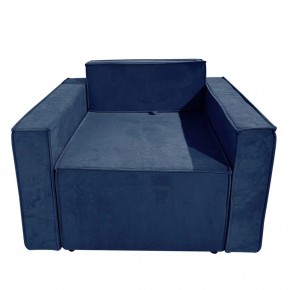 Кресло-кровать Принц КК1-ВСи (велюр синий) в Тавде - tavda.mebel24.online | фото