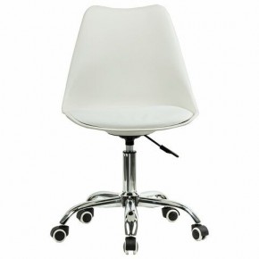 Кресло стул BRABIX "Eames MG-310 CH", хром, пластик белый, экокожа белая, 532923 в Тавде - tavda.mebel24.online | фото 1