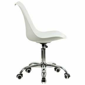 Кресло стул BRABIX "Eames MG-310 CH", хром, пластик белый, экокожа белая, 532923 в Тавде - tavda.mebel24.online | фото 3