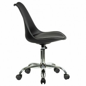 Кресло стул BRABIX "Eames MG-310 CH", хром, пластик черный, экокожа черная, 532925 в Тавде - tavda.mebel24.online | фото 3