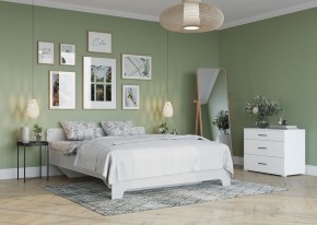 Кровать 1,6 VICTOR + основание (Белый) в Тавде - tavda.mebel24.online | фото 4