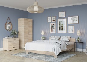 Кровать 1,6 VICTOR + основание (Сонома) в Тавде - tavda.mebel24.online | фото 4