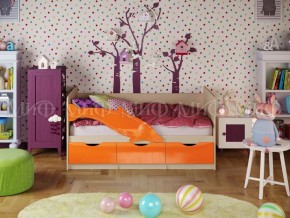 ДЕЛЬФИН-1 Кровать 1600 (Оранжевый металлик) в Тавде - tavda.mebel24.online | фото