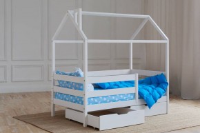 Кровать-домик 80*160 Белый в Тавде - tavda.mebel24.online | фото 3