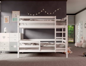 Кровать двухъярусная без крыши 80*190 Белый в Тавде - tavda.mebel24.online | фото 2
