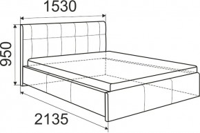 Кровать Лаура с латами Nice White 1600x2000 в Тавде - tavda.mebel24.online | фото 2