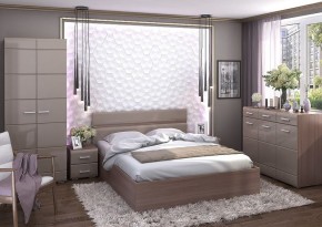 Кровать Вегас 1,4м Шимо темный в Тавде - tavda.mebel24.online | фото 2