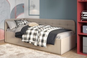 Кровать Зарина угловая Newtone light beige угол левый в Тавде - tavda.mebel24.online | фото 2