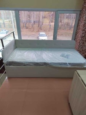Кровать Зарина угловая Newtone light beige угол левый в Тавде - tavda.mebel24.online | фото 3
