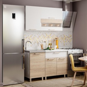 Кухня Айсбери 1.2 м (Белый/Дуб Сонома) в Тавде - tavda.mebel24.online | фото
