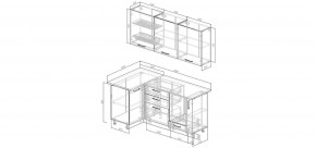 Кухонный гарнитур Белый Глянец 1000*1800 (Стол. 26мм) в Тавде - tavda.mebel24.online | фото 2