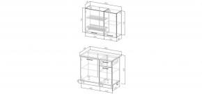 Кухонный гарнитур Белый Глянец 1000 (Стол. 26мм) в Тавде - tavda.mebel24.online | фото 3