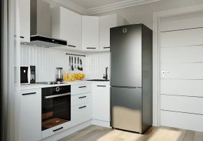 Кухонный гарнитур Белый Глянец 2200*1000 (Стол. 26мм) в Тавде - tavda.mebel24.online | фото
