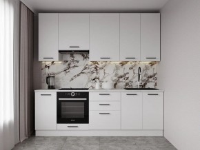 Кухонный гарнитур Белый Глянец 2400 h950 (Стол. 26мм) в Тавде - tavda.mebel24.online | фото