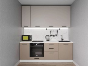 Кухонный гарнитур Каппучино 2200 h950 (Стол. 38мм) в Тавде - tavda.mebel24.online | фото