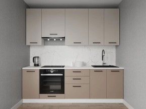 Кухонный гарнитур Каппучино 2400 h950 (Стол. 26мм) в Тавде - tavda.mebel24.online | фото