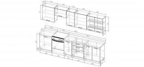 Кухонный гарнитур Каппучино 3000 (Стол. 26мм) в Тавде - tavda.mebel24.online | фото 2