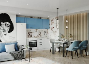 Кухонный гарнитур Капри 2550 (Стол. 38мм) в Тавде - tavda.mebel24.online | фото