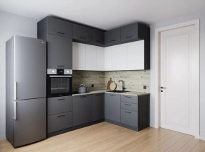 Кухонный гарнитур Меренга 2200*1700 (Стол. 38мм) в Тавде - tavda.mebel24.online | фото 1