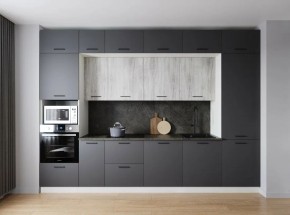 Кухонный гарнитур Санторини 3400 (Стол. 26мм) в Тавде - tavda.mebel24.online | фото