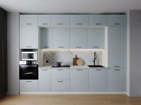 Кухонный гарнитур Смоки 3400 (Стол. 26мм) в Тавде - tavda.mebel24.online | фото