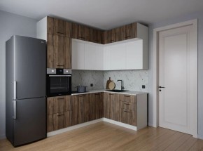 Кухонный гарнитур Старое Дерево 2200*1700 (Стол. 38мм) в Тавде - tavda.mebel24.online | фото
