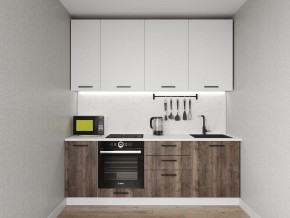 Кухонный гарнитур Старое Дерево 2200 h950 (Стол. 26мм) в Тавде - tavda.mebel24.online | фото 1