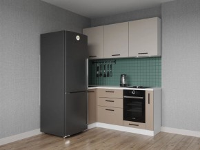 Кухонный гарнитур угловой Каппучино 1000*1800 (Стол. 38мм) в Тавде - tavda.mebel24.online | фото