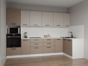 Кухонный гарнитур угловой Каппучино 3200*1400 (Стол. 26мм) в Тавде - tavda.mebel24.online | фото 1
