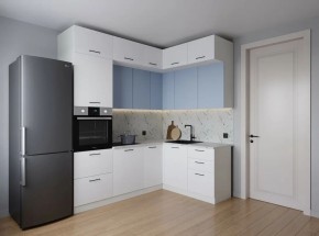 Кухонный гарнитур угловой Капри 2200*1700 (Стол. 38мм) в Тавде - tavda.mebel24.online | фото