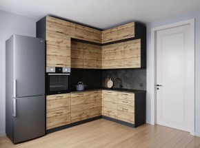 Кухонный гарнитур угловой Крафт 2200*1700 (Стол. 26мм) в Тавде - tavda.mebel24.online | фото 1