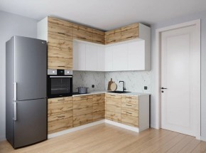 Кухонный гарнитур угловой Лада 2200*1700 (Стол. 38мм) в Тавде - tavda.mebel24.online | фото