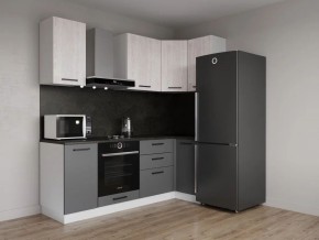 Кухонный гарнитур угловой Санторини 2200*1000 (Стол. 26мм) в Тавде - tavda.mebel24.online | фото 1