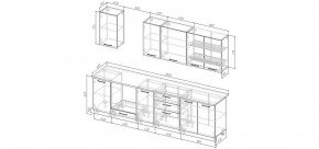 Кухонный гарнитур Виола 2800 (Стол. 26мм) в Тавде - tavda.mebel24.online | фото 2