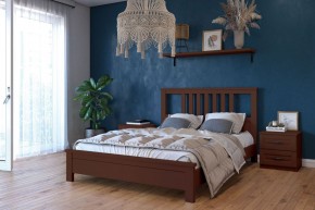 ЛАУРА Кровать из массива 1400 в Тавде - tavda.mebel24.online | фото 1